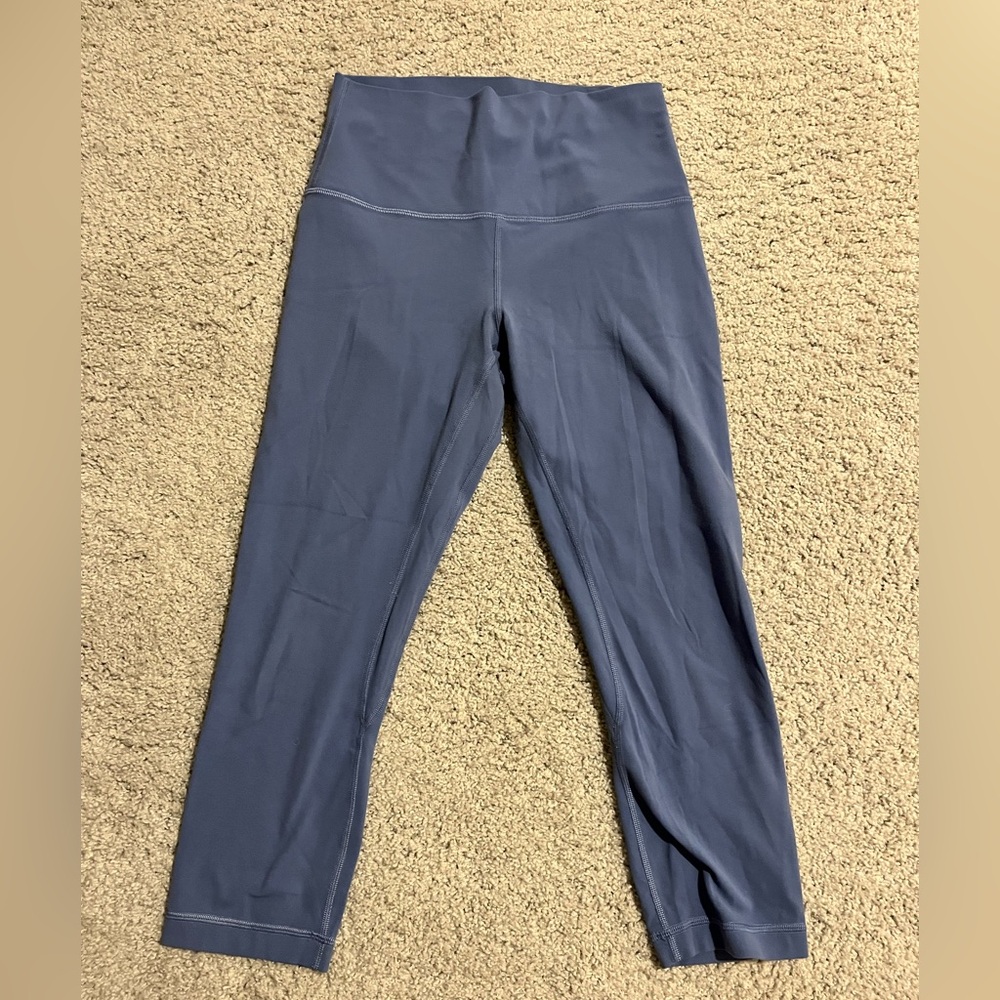 Lululemon Align Cropped Blue Leggings